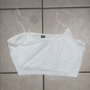 SHEIN White Camisole Crop Top